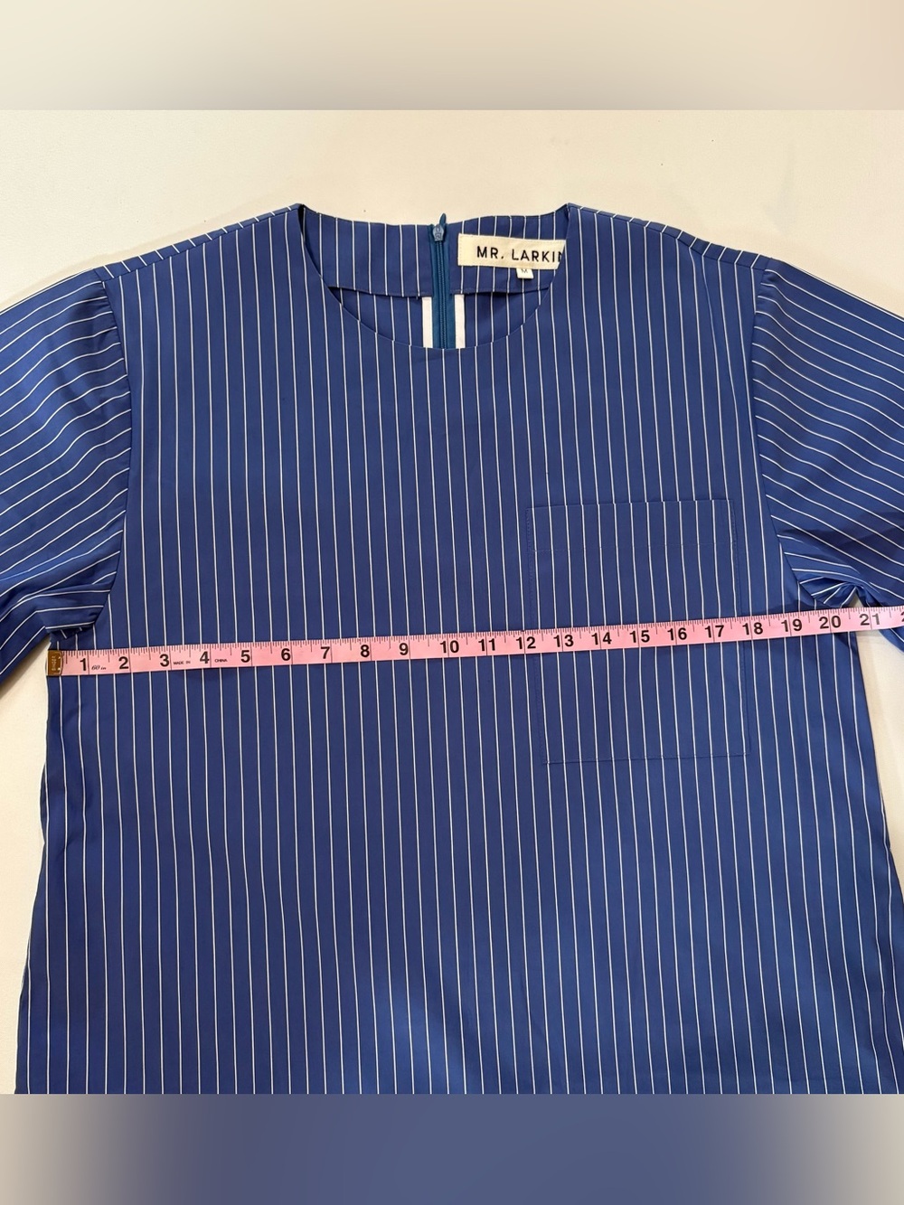 Mr. Larkin Mona dress in Admiral Blue size M, never worn, beautifully tailored - Picture 14 of 16